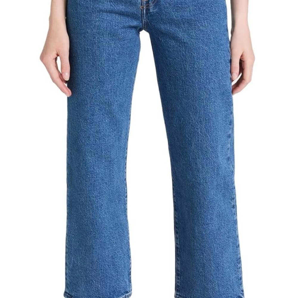 Levi’s Ribcage Straight Ankle Blue Wash Women's Jeans - Picture 3 of 7